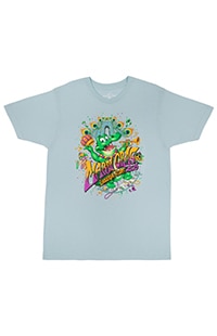 Mardi Gras 2025 Gator Junior Adult T-Shirt