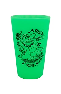 Mardi Gras 2025 Gator Junior Glow-in-the-Dark Silicone Cup