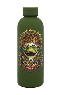 Mardi Gras 2025 King Gator Travel Bottle