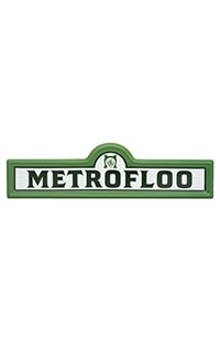 Metrofloo Ceramic Wall Sign