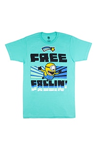 Minions Free Falling Adult T-Shirt