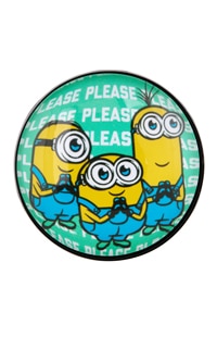 Minions "Please Please Please" Bubble Pin