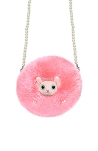 Pink Pygmy Puff Plush Purse