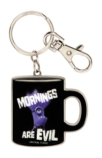 Evil Minion "Mornings Are Evil" Mug Keychain