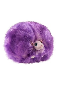 Purple Pygmy Puff Plush With Sound