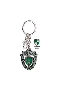 Universal Studios Harry Potter Slytherin Crest Spinner Double Sided Keychain 