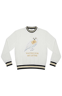 Snowy Owl Adult Crew Fleece