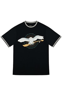 Snowy Owl Adult Ringer T-Shirt