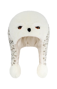 Snowy Owl Plush Novelty Hat