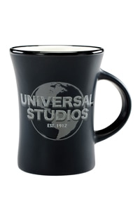 Universal Globe Black Mug