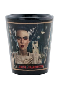 Universal Monsters Bride of Frankenstein Poster Shot Glass