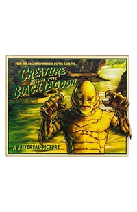 Universal Monsters Creature from the Black Lagoon Poster Wooden Magnet