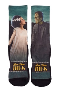 Universal Monsters Frankenstein and Bride Adult Socks