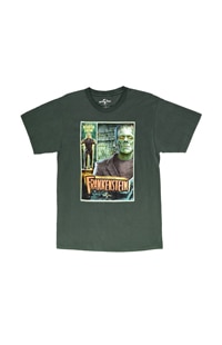 Universal Monsters Frankenstein Poster Adult T-Shirt