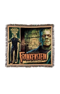 Universal Monsters Frankenstein Poster Throw Blanket