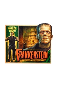 Universal Monsters Frankenstein Poster Wooden Magnet