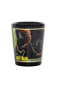 Universal Monsters The Wolf Man Poster Shot Glass