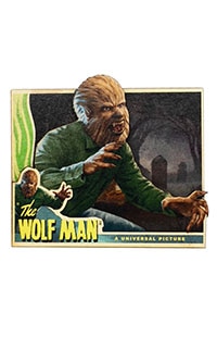Universal Monsters The Wolf Man Poster Wooden Magnet