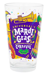 Universal Studios Florida Mardi Gras 2023 Glass