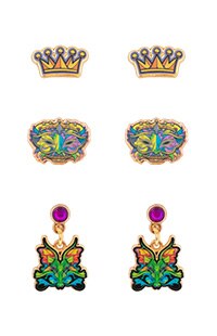 Universal Studios Florida Mardi Gras 2023 Mystical Earring Set