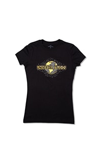 Universal Studios Globe Rhinestud Ladies T-Shirt