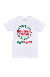 Universal Studios Happy Holidays Adult T-Shirt