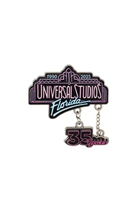 Universal Studios Retro Marquee 35th Anniversary Pin