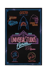 Universal Studios Retro Marquee 35th Anniversary Poster