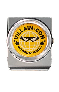 Villain-Con International Black & Yellow Magnetic Clip