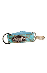 Volcano Bay Enchanted Waters Leather Keychain