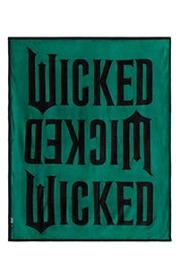 Wicked Logo Plush Blanket